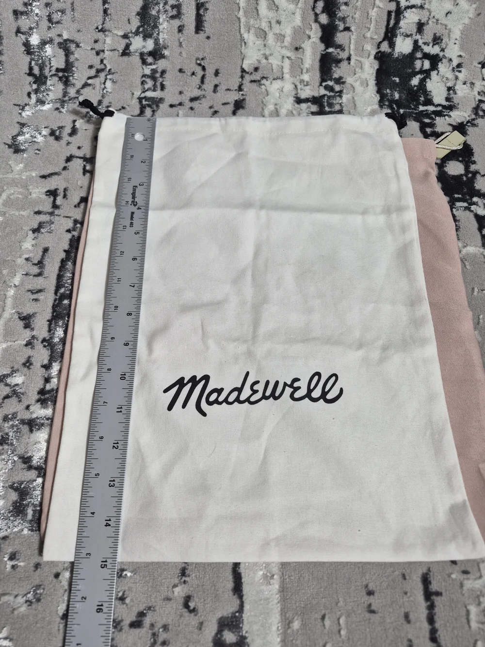 Madewell White with Branded Pink  RADLEY DUST BAGS NEW